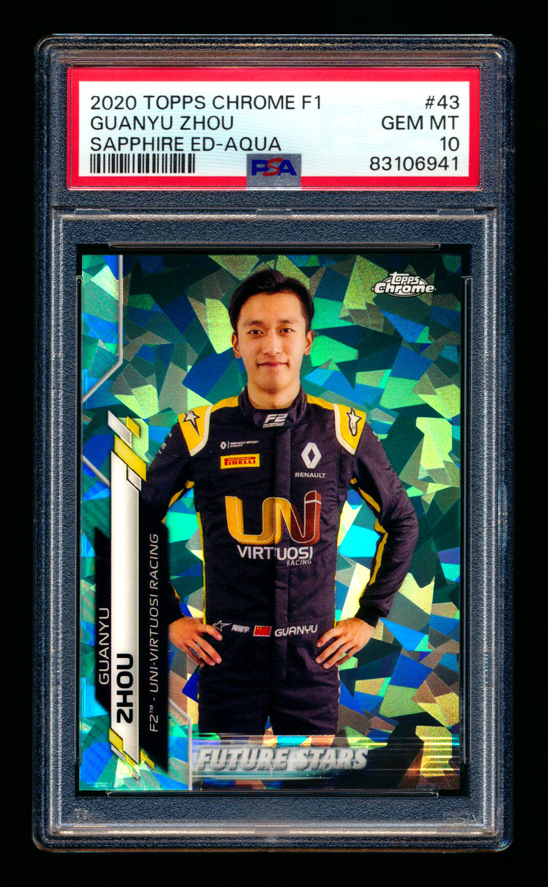 Z/X (ゼクス) topps f2 guanyu zhou 2021 Topps Formula 1 - F2 Drivers Future Stars Zhou Guanyu