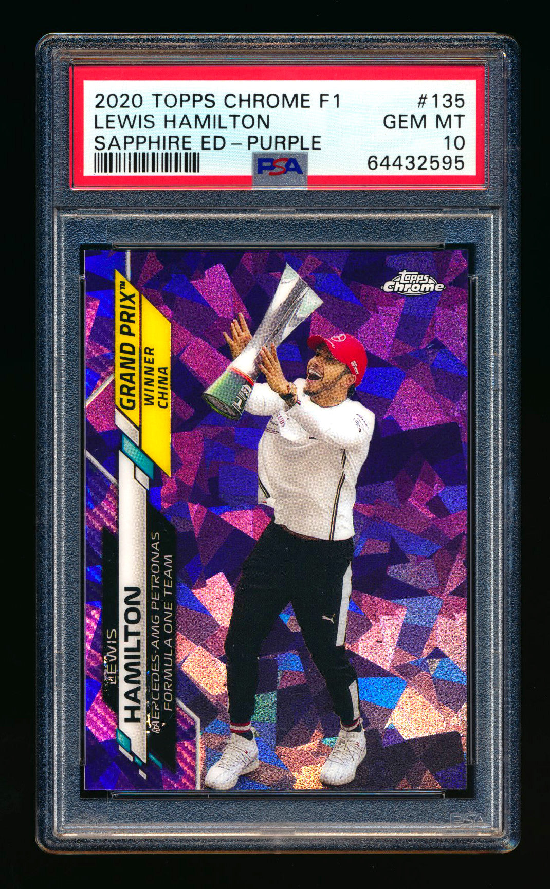 2020 Topps Chrome Sapphire Purple Refractors