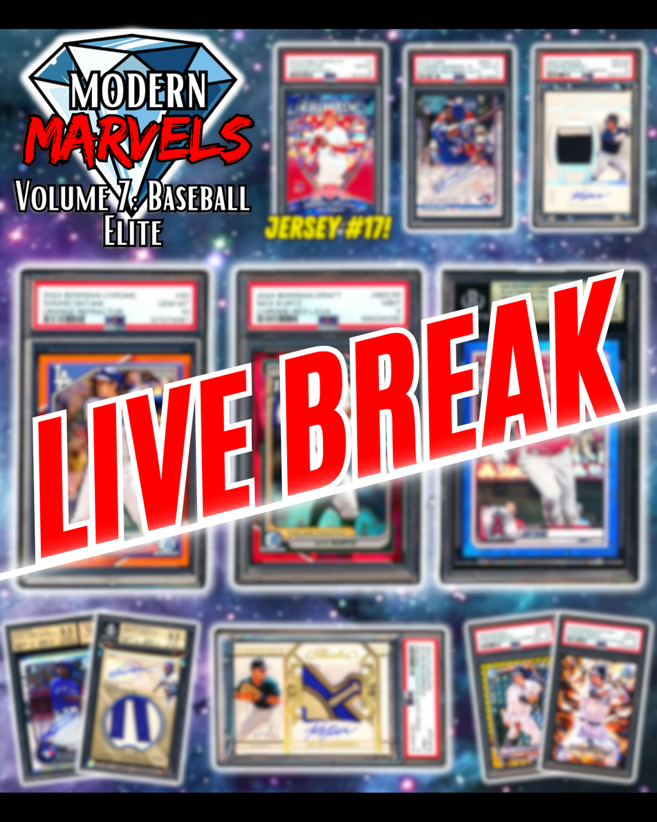 Modern Marvels Volume #7 (Baseball - ELITE Pack) - LIVE Break!