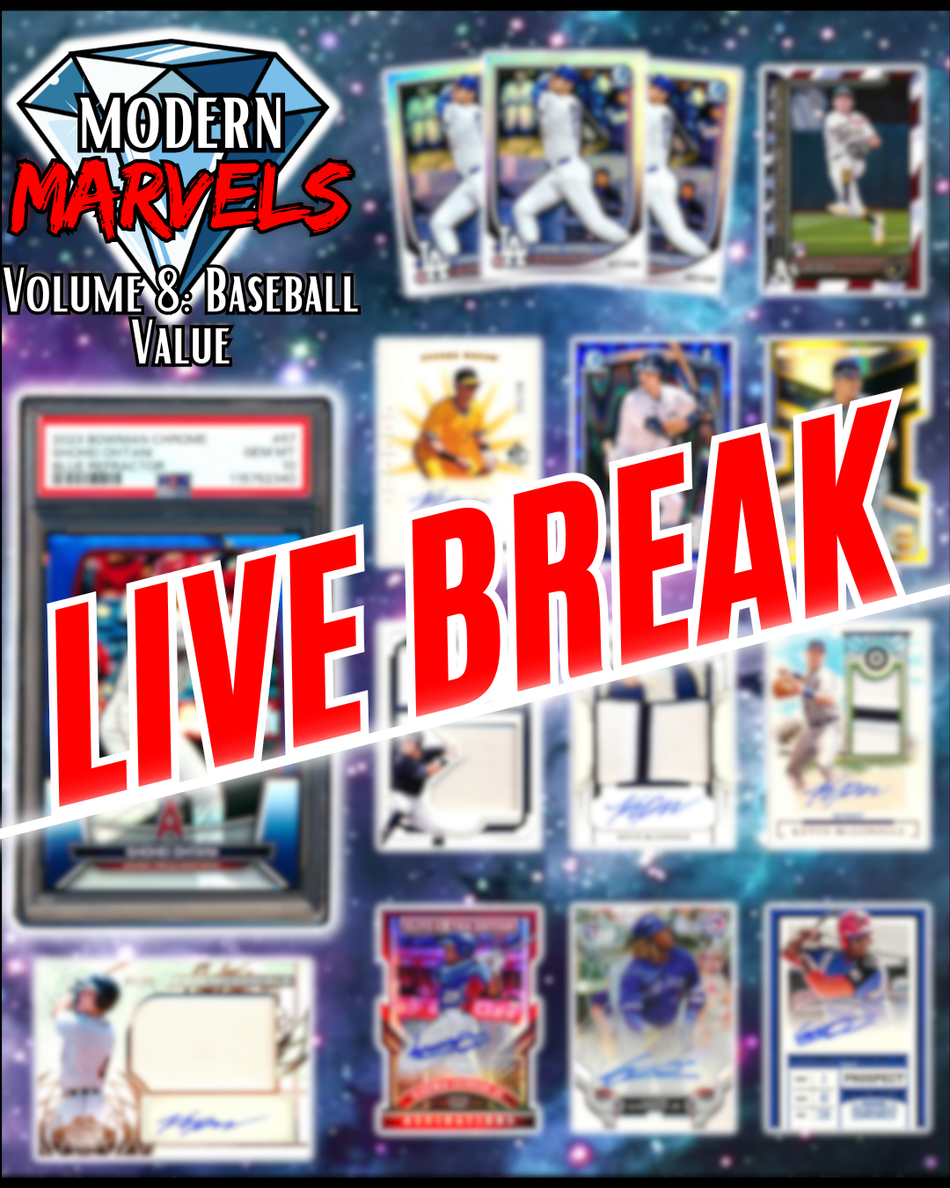 Modern Marvels Volume #8 (Baseball - VALUE Pack) - LIVE Break!