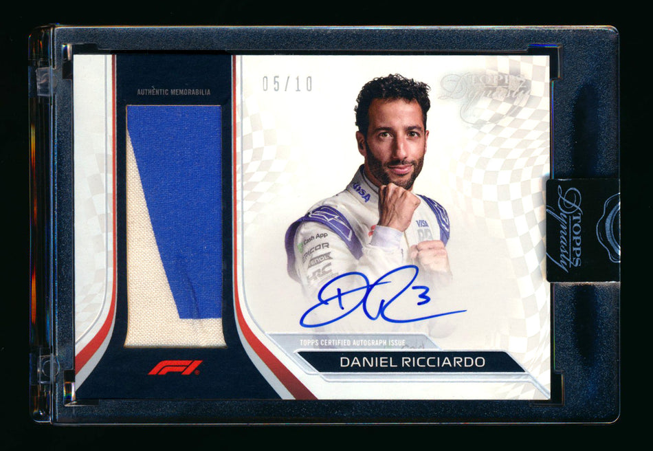 2024 Topps Dynasty F1 #DAP-DRI Daniel Ricciardo Patch Autograph #05/10