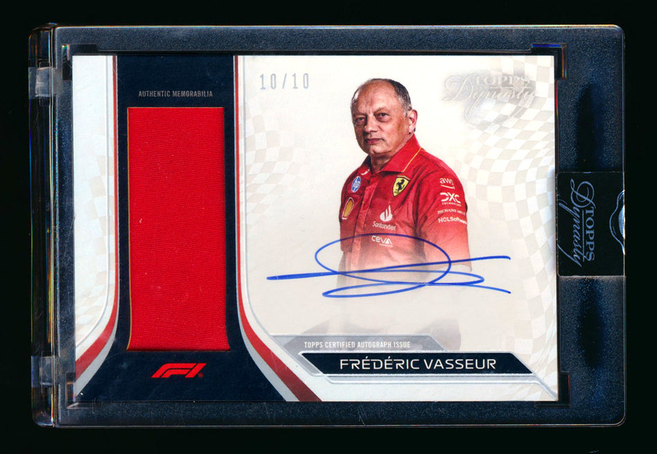 2024 Topps Dynasty F1 #DAP-FVA Frederic Vasseur Patch Autograph #10/10 (Last #!)
