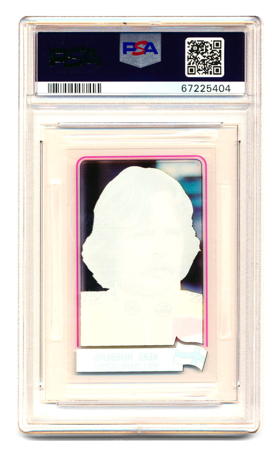 1984 Panini F1 Grand Prix Keke Rosberg Scratch N' Play PSA 5
