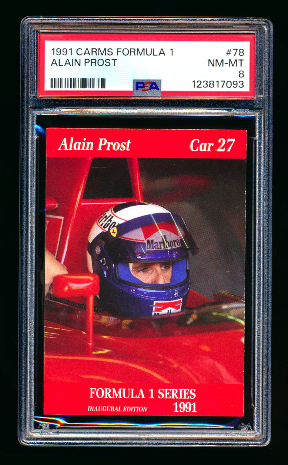 1991 Carms F1 #78 Alain Prost PSA 8