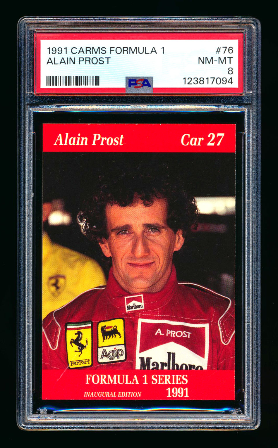 1991 Carms F1 #76 Alain Prost PSA 8