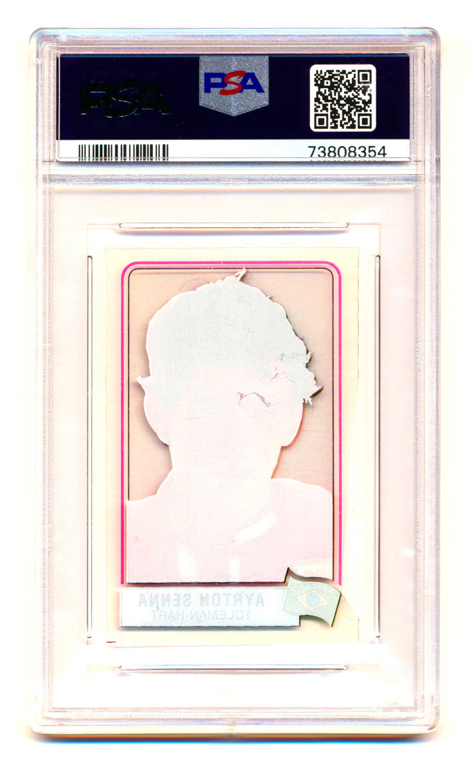 1984 Panini F1 Grand Prix Ayrton Senna RC Scratch N' Play PSA Authentic ** (SOLD eBay - $595.00 - 1/28/2026) **