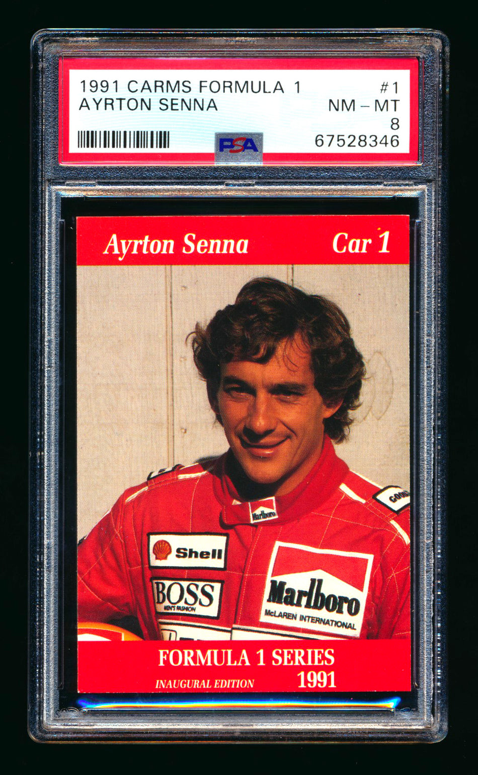 1991 Carms F1 #1 Ayrton Senna PSA 8
