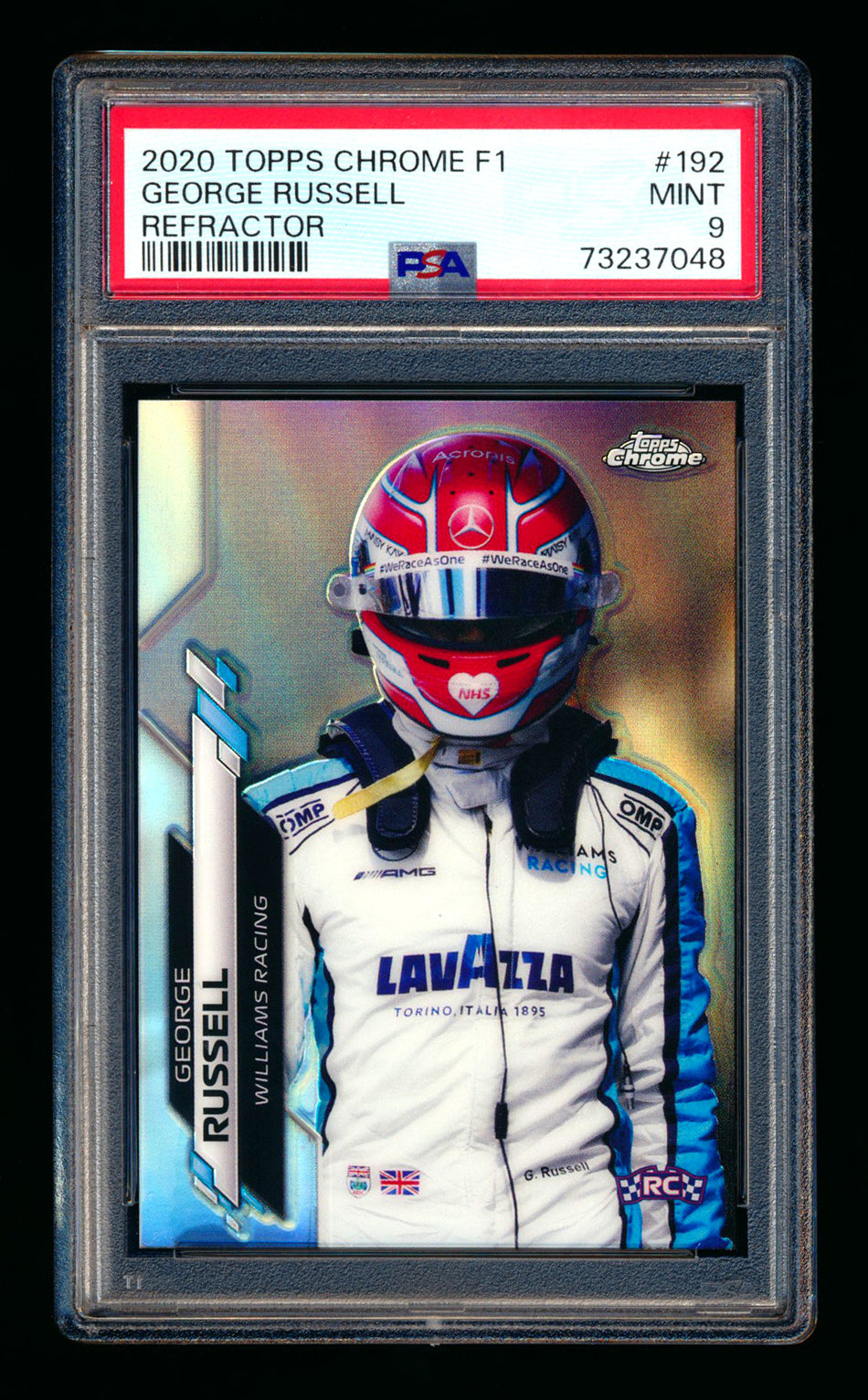 2020 Topps Chrome F1 #192 George Russell RC Refractor PSA 9 ** (SOLD - $50.00 - 3/16/2025) **