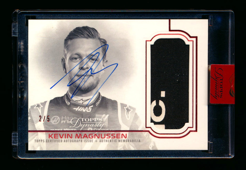 2020 Topps Dynasty F1 #DAP-IIKM Kevin Magnussen ROOKIE Red Patch Autograph #2/5 ** (SOLD - $549.00 - 3/1/2025) **