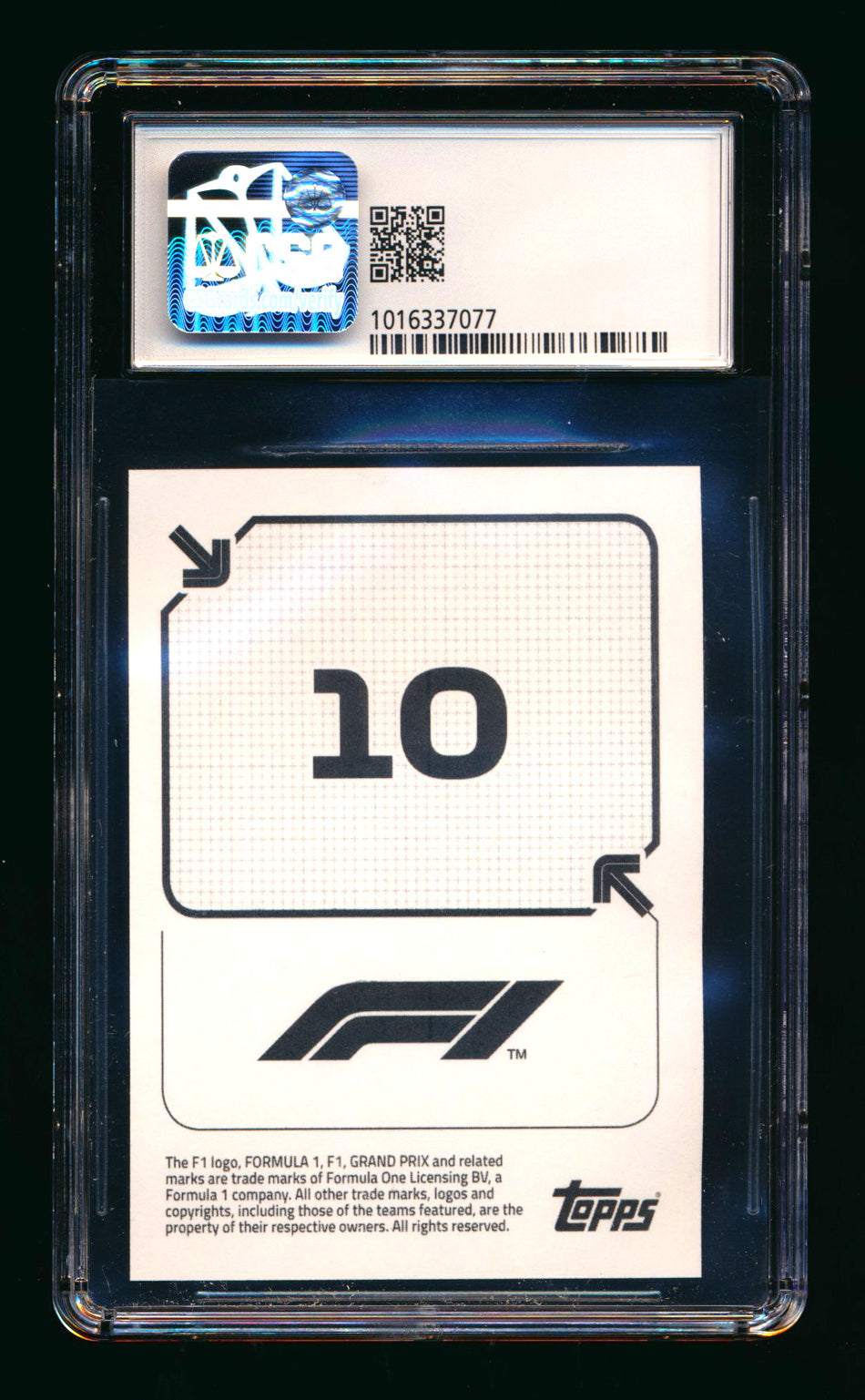2020 Topps F1 Stickers #10 Lewis Hamilton RC CSG 9