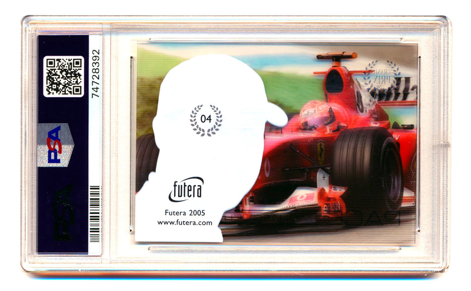 2005 Futera Grand Prix F1 #4 Michael Schumacher Pace PSA 7